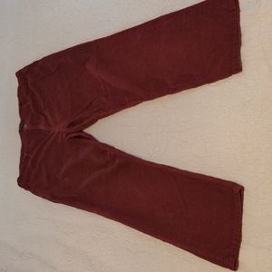 38W/32L Banana Republic slim fit traveler corduroy pants - burgundy